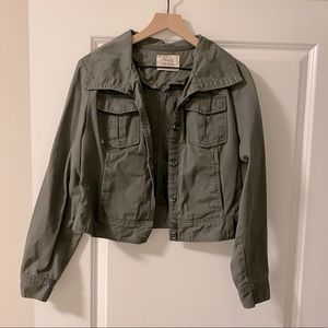 Cropped utility jacket